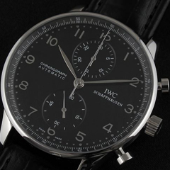 아이더블유씨 Portuguese Chronograph in stainless steel IW371417-3