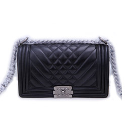 샤넬 보이백 에디션 보이백 램스킨 블랙