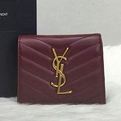 입생로랑 반지갑 2220 버건디