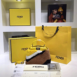 펜디 시어링 마이크로 피카부 코발트