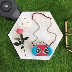 펜디더블 마이크로 바게뜨 크로스백