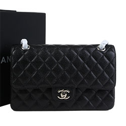 [스페셜] 샤넬  클래식 캐비어 미듐 은장  [4가지색상]  C-201811-3